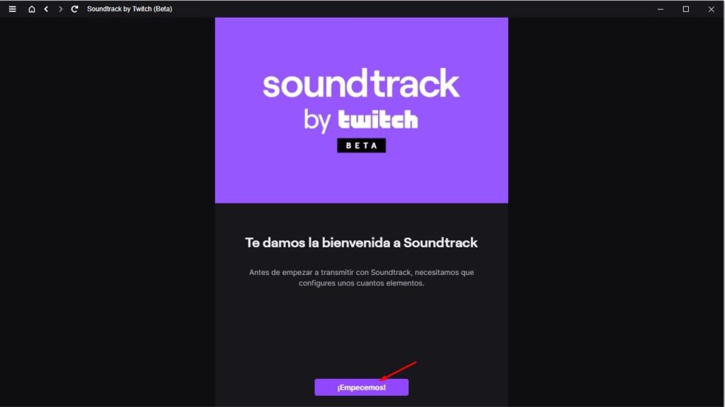 Twitch soundtrack para OBS studio